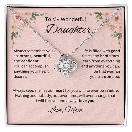 To my amazing daughter necklace. gift from mom gift for daughter