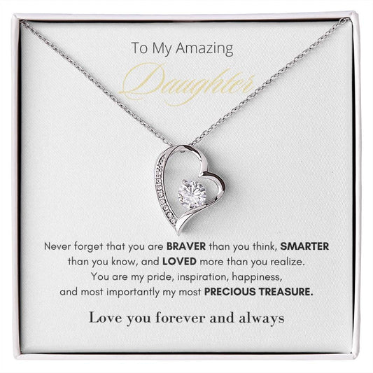 To My Amazing Daughter necklace Gift for daughter