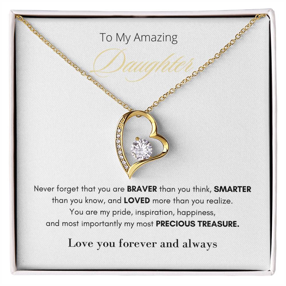 To My Amazing Daughter necklace Gift for daughter